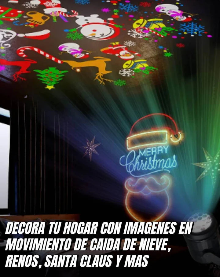 PROYECTOR LED DE LUCES NAVIDEÑAS