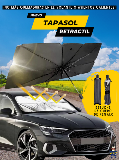 TAPASOL RETRACTIL PARA CARRO 🚗 ¡ENVIO GRATIS!🏍