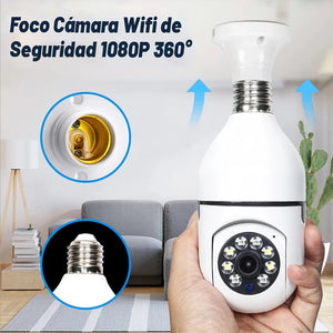 Foco cámara inteligente 360°